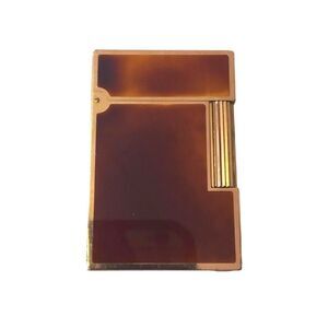 Vintage S.T. Dupont Cigarette Lighter – Paris 18K Gold Filled & Laque De Chine
